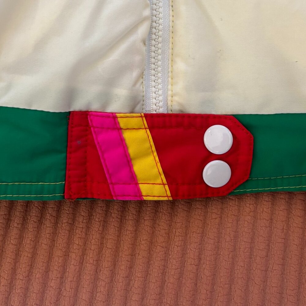 RARE Vintage Retro 80s/90s Colorful Abstract Geometric Ski Jacket, Size Medium - Picture 12 of 15